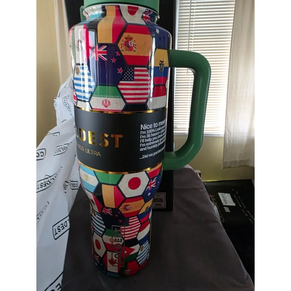 Coldest Limited Edition 46oz World Stage Water Bottle
